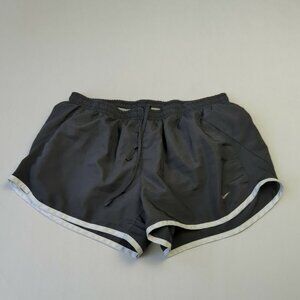 Nike Womens Medium M Size Hot Pants Active Shorts Athletic Logo Swoosh Black
